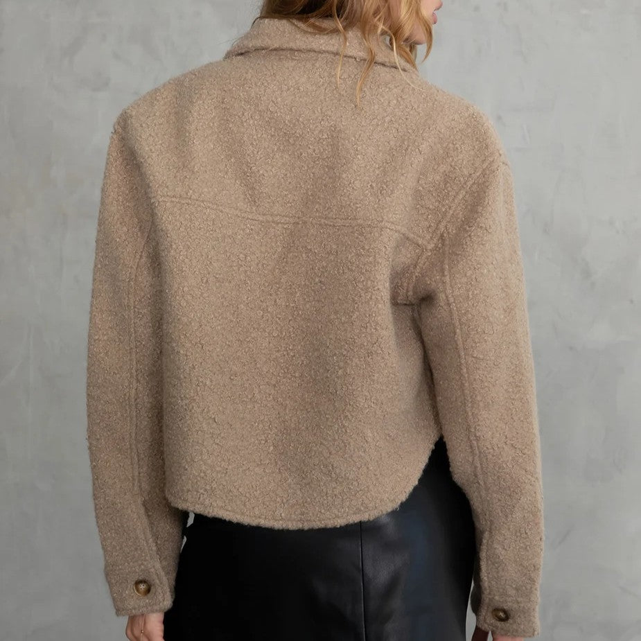 Chacket Corto de Faux Sherpa